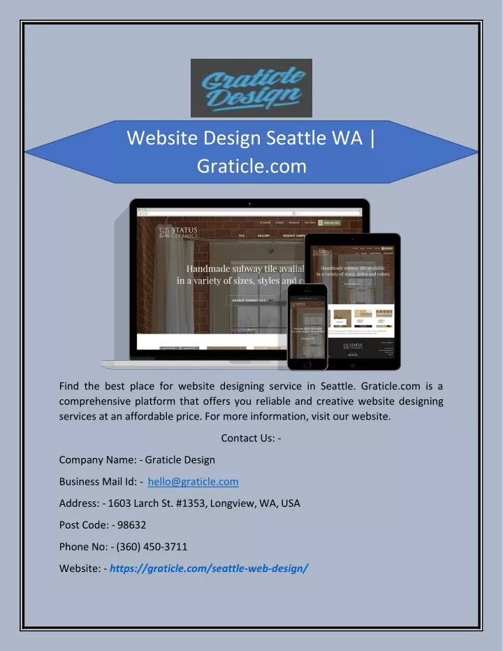 website design seattle wa graticle com