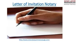 How to get Letter of Invitation Notary