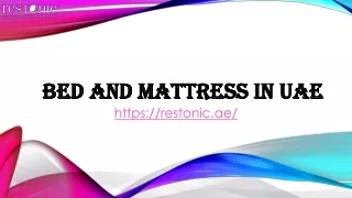 bed and mattress in uae