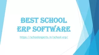 best school erp software