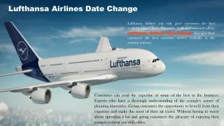 Lufthansa Airlines Date Change