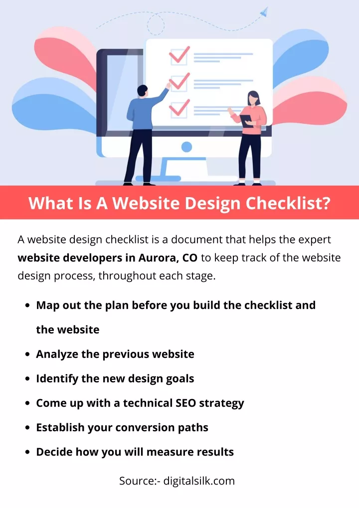 what is a website design checklist