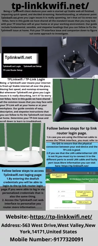 tp linkkwifi net being a tplinkwifi client