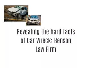 Car Wreck Paragould AR - Benson Law Firm