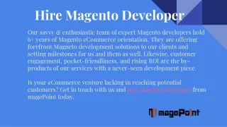 hire magento developer