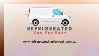 Hire Refrigerated Van