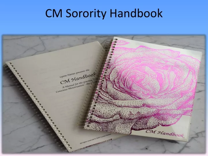 cm sorority handbook