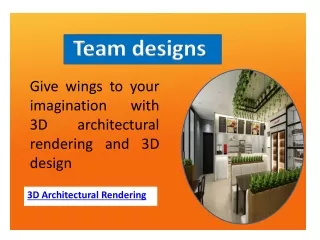 3D Architectural Rendering  Service Australia