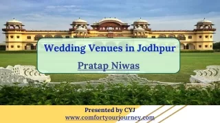 Wedding Venues in Jodhpur | Pratap Resort Jodhpur