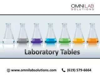 laboratory tables