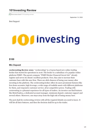101investing review
