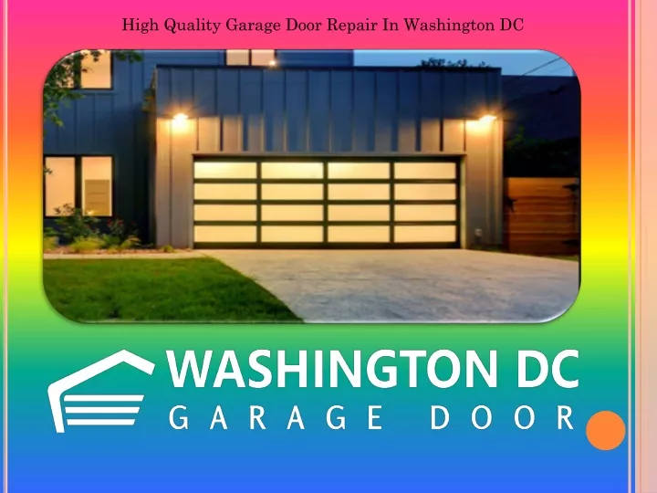 high quality garage door repair in washington dc