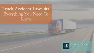 Truck Accident Lawsuits: Everything You Need To Know