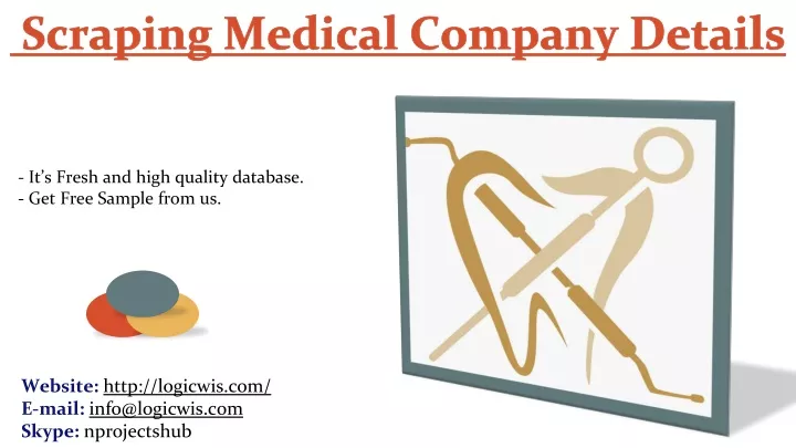 scraping medical company details