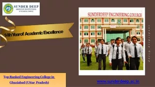 B.Tech Courses Delhi, Ncr  | Sunderdeep Group of Institutions