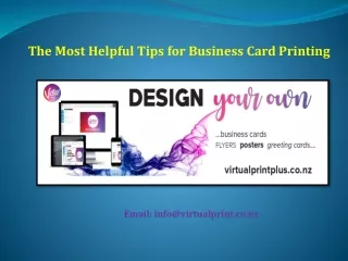 The Most Helpful Tips for Business Card Printing