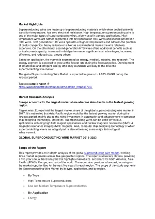 market highlights