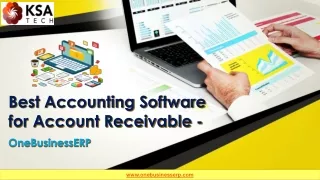 Best Accounting Software for Account Receivable - OnebusinessERP