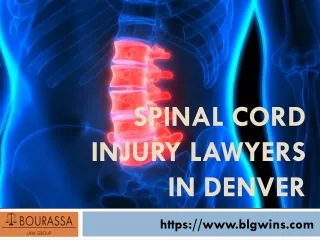Spinal Cord Injury Lawyers in Denver