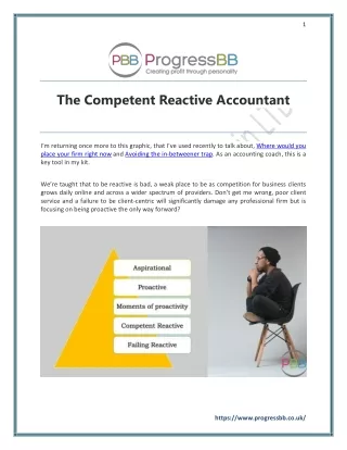 The Competent Reactive Accountant