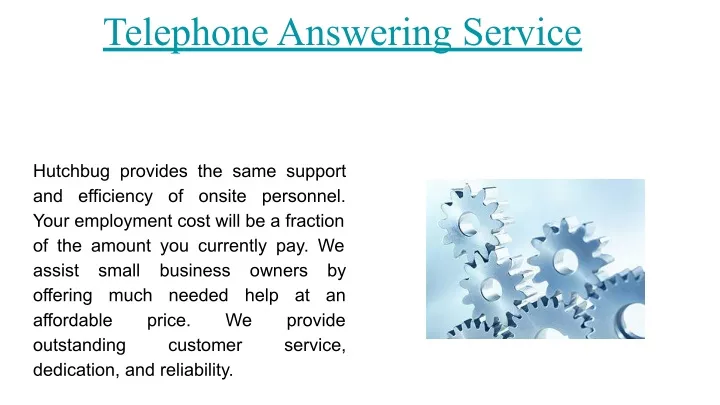 telephone answering service