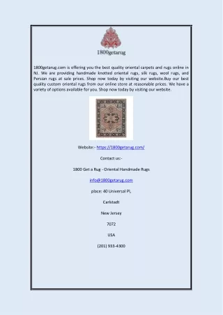 1800getarug com is offering you the best quality