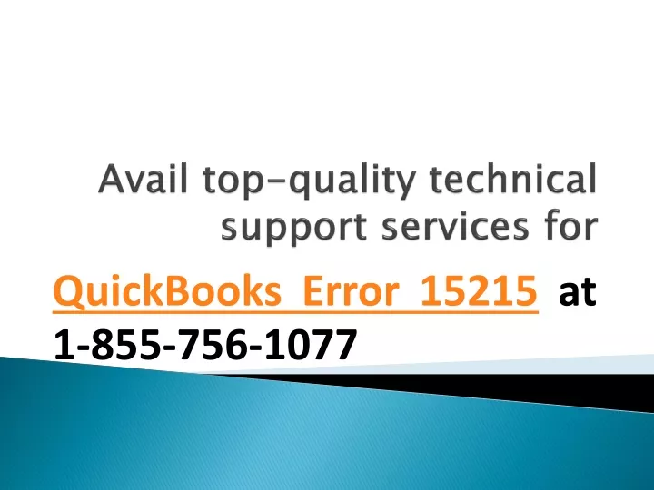 avail top quality technical support services for
