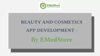 beauty and cosmetics app development by emedstore