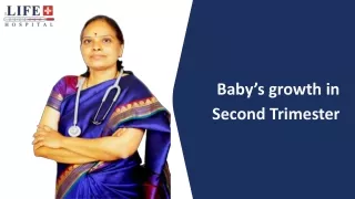 Baby’s growth in Second Trimester - Best Lady Gynecologist in Indiranagar, Bangalore - Dr. Bhargavi Reddy