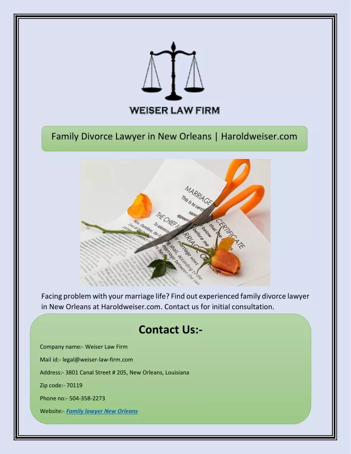 family divorce lawyer in new orleans haroldweiser