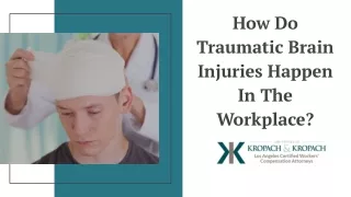 How Do Traumatic Brain Injuries Happen In The Workplace?