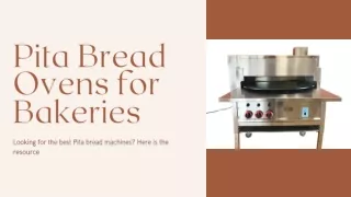 pita bread ovens for bakeries