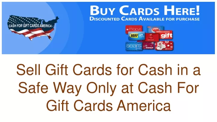 sell gift cards for cash in a safe way only