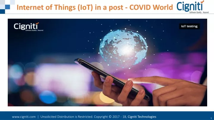 internet of things iot in a post covid world
