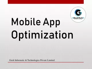 m obile a pp o ptimization