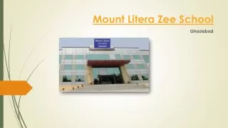 mount litera zee school