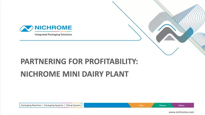 partnering for profitability nichrome mini dairy