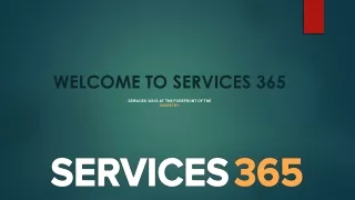 welcome to services 365