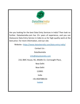 are you looking for the best data entry services