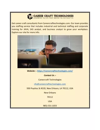 Career Craft Consultants | Careercrafttechnologies.com