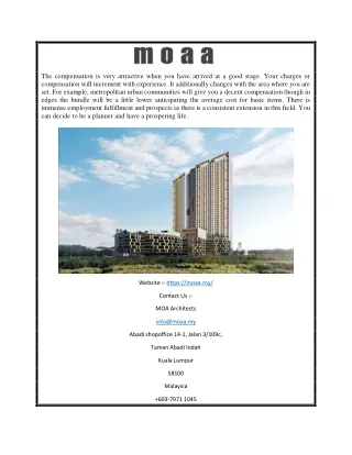 Malaysia Architect | Moaa.my