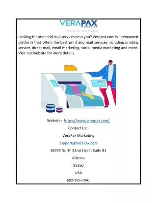 looking for print and mail services near
