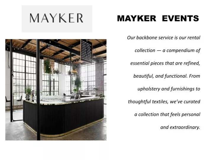 mayker events