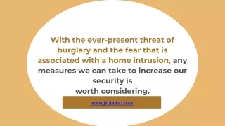 Security doors - An effective Deterrent