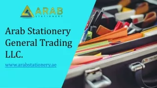Office and School Stationery Supplies Dubai | Arab Stationery