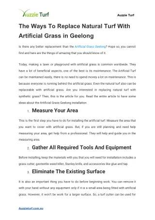 auzzie turf