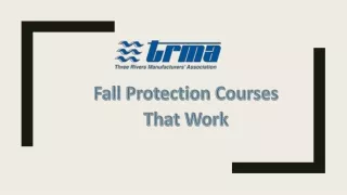 fall protection courses that work