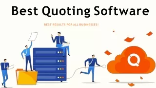 Best Quoting Software | Take Your Business On Peak