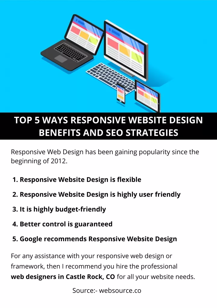 top 5 ways responsive website design benefits