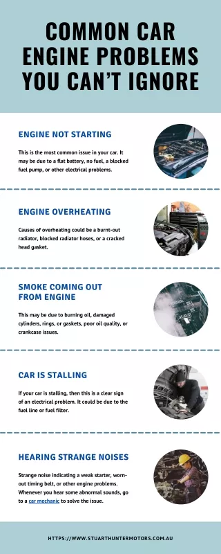 Common Car Engine Problems You Can’t Ignore